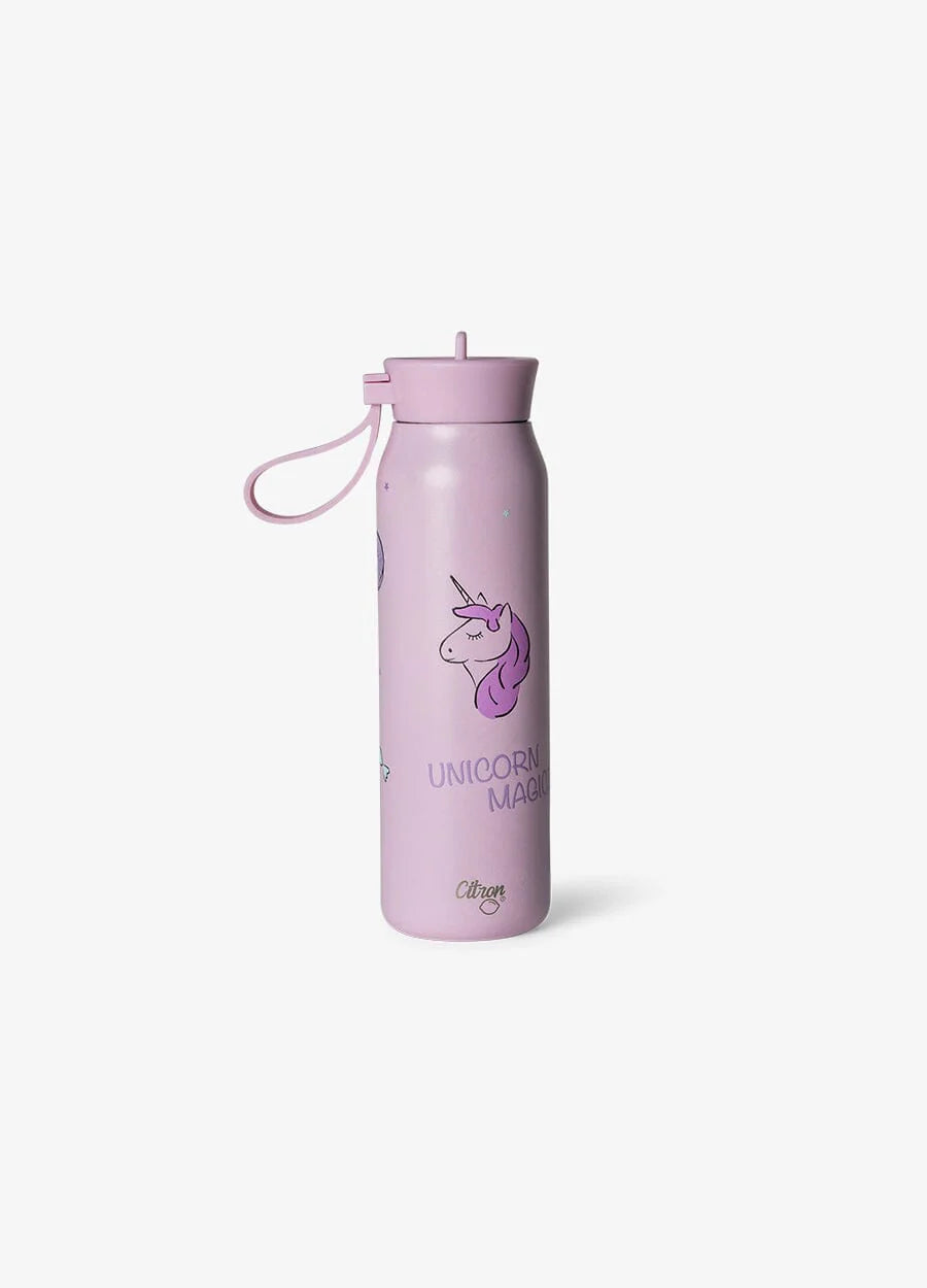 Sticla de apa termoizolanta - Stormy Unicorn, 350 ml - Citron