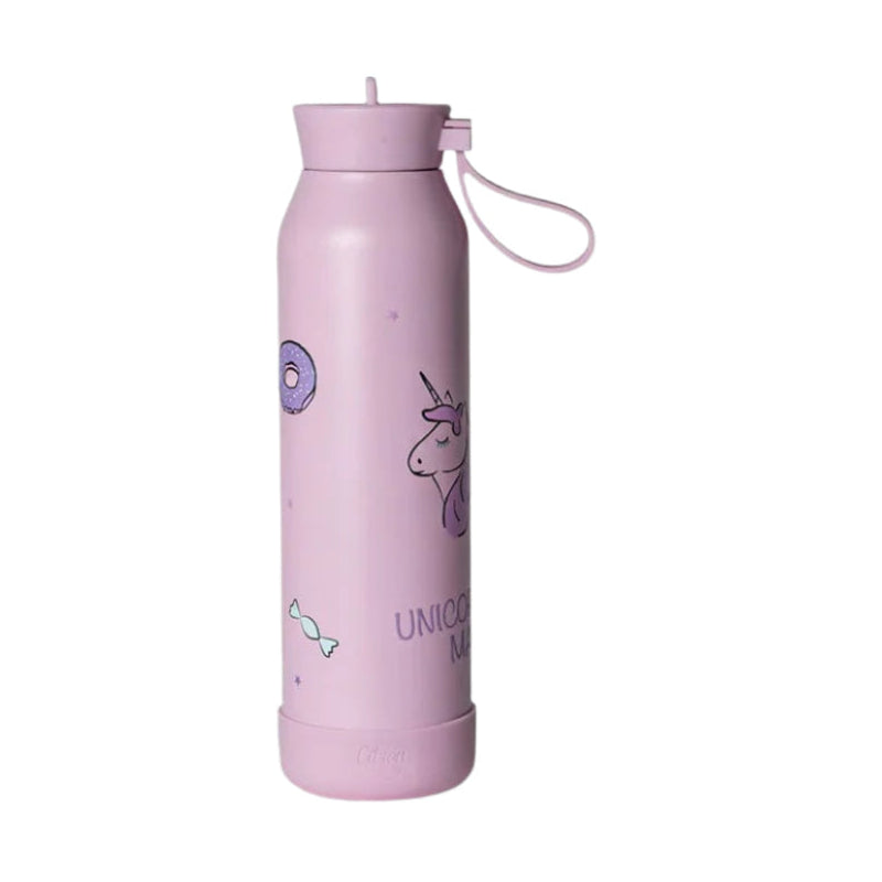 Sticla de apa termoizolanta - Stormy Unicorn, 500 ml - Citron