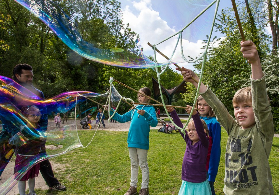 Kit pentru baloane de sapun gigantice - Bubble Lab
