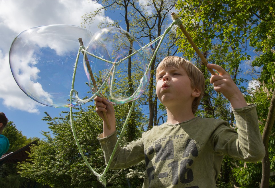 Kit pentru baloane de sapun gigantice - Bubble Lab