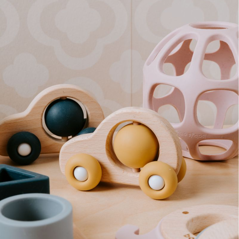 Masinuta pentru bebelusi - Ochre - Baby&