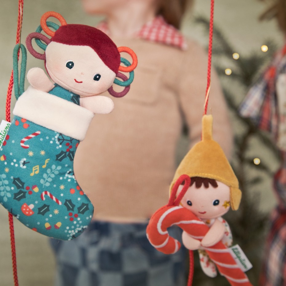 Papusica de Craciun - Happy, micutul elf - Lilliputiens