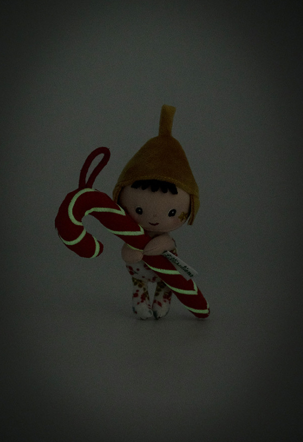 Papusica de Craciun - Happy, micutul elf - Lilliputiens
