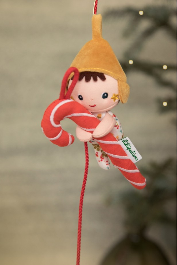 Papusica de Craciun - Happy, micutul elf - Lilliputiens