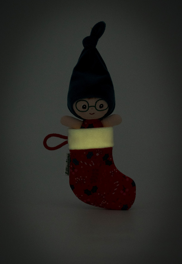 Papusica de Craciun - Merry, micutul elf - Lilliputiens