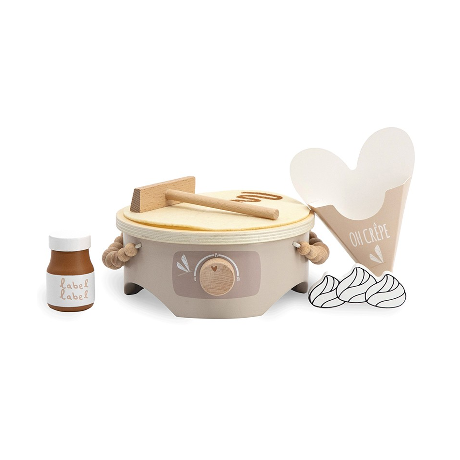 Set cu aparat pentru clatite - Nougat - Label Label