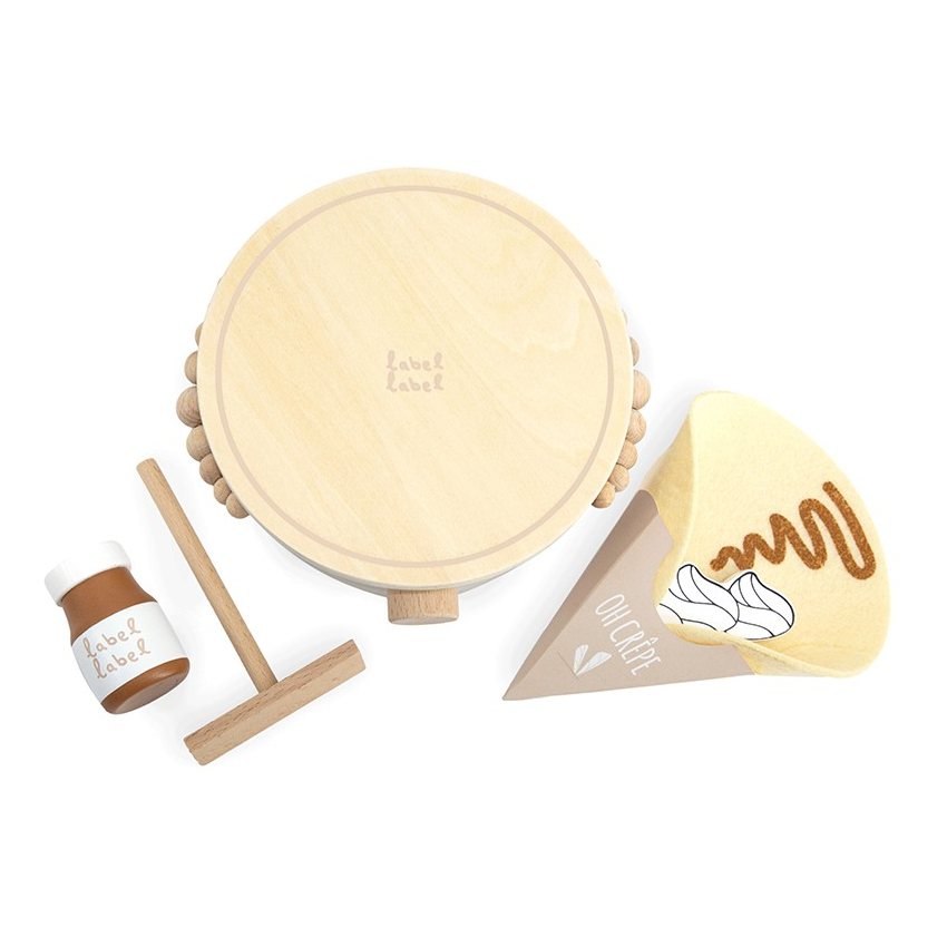 Set cu aparat pentru clatite - Nougat - Label Label