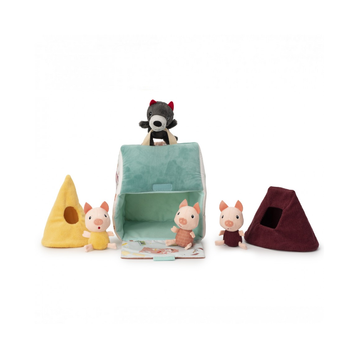 Set de joaca - Lupul si cei 3 Purcelusi - Lilliputiens