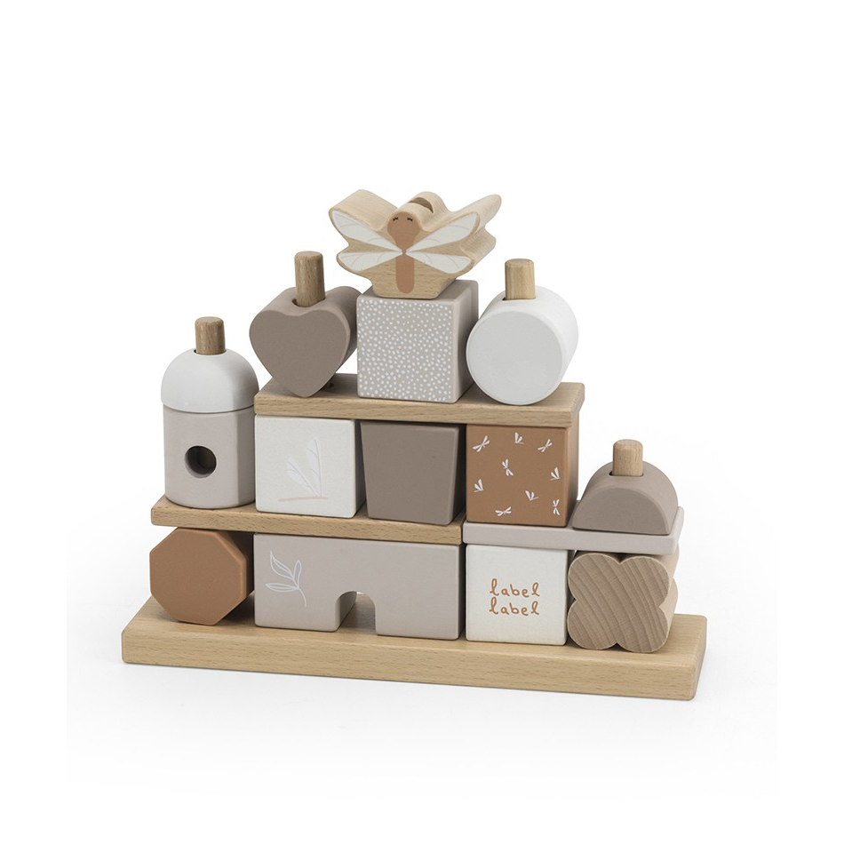 Blocuri pentru construit si stivuit - Casuta Nougat - Label Label