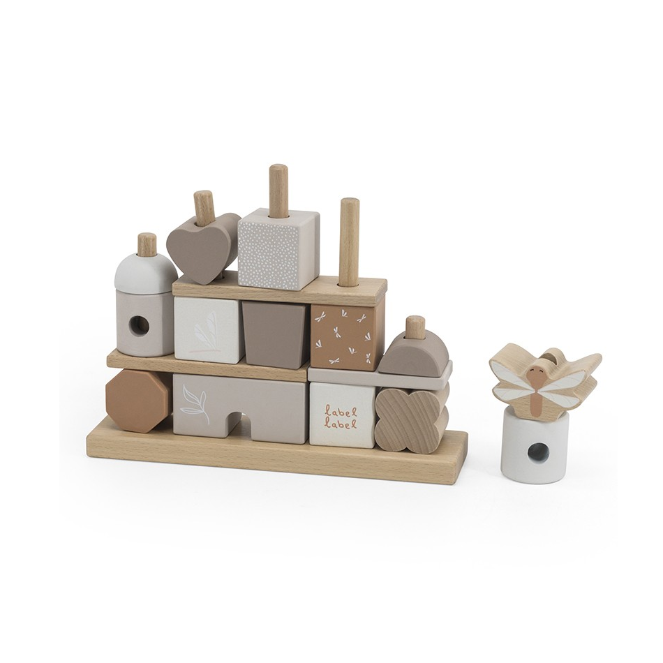 Blocuri pentru construit si stivuit - Casuta Nougat - Label Label