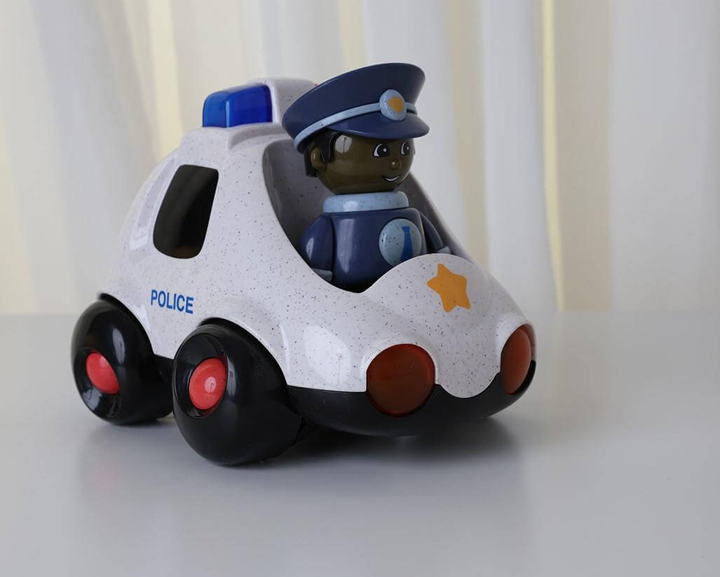 Set de joaca - Masina politie & Personaj interactiv, Policeman - Tolo Bio
