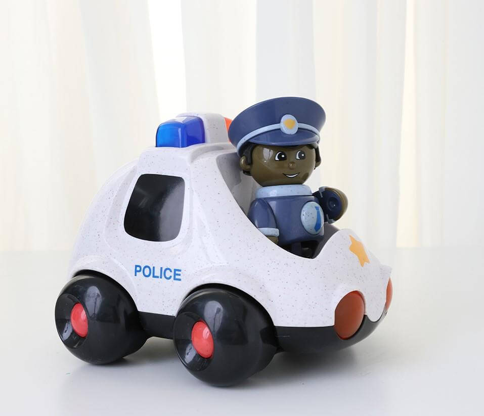 Set de joaca - Masina politie & Personaj interactiv, Policeman - Tolo Bio