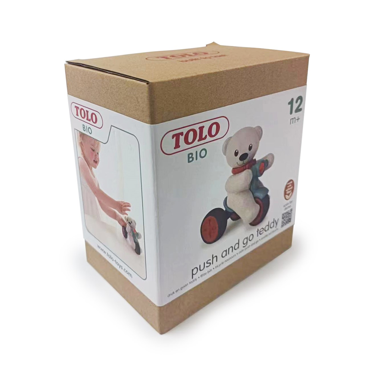 Jucarie Push & Go - Ursulet - Tolo Bio