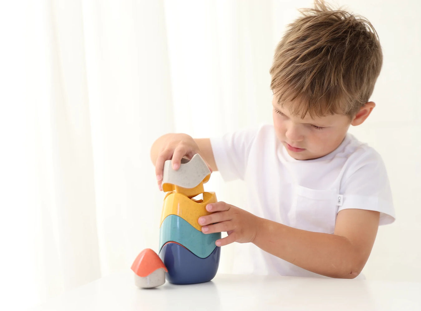 Set de potrivire & stivuire - Egg Tower - Tolo Bio