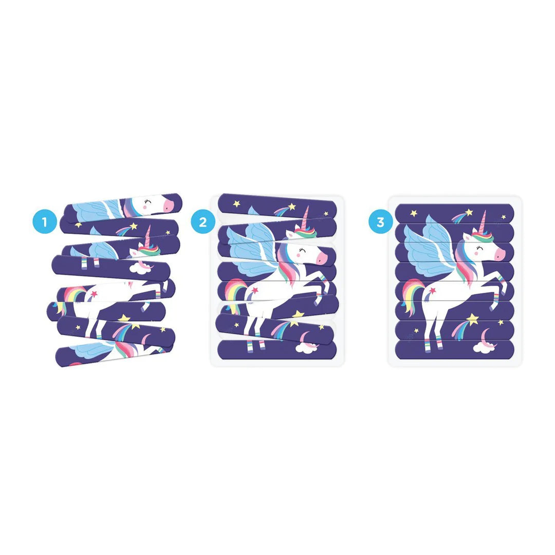 Set puzzle cu betisoare, 6 in 1 - Unicorn Magic - Mudpuppy