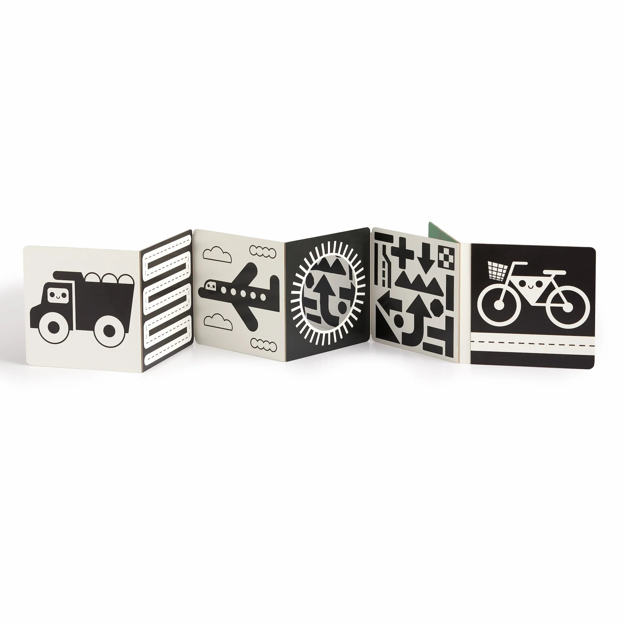 Carte senzoriala pentru bebe - My Tummy Book, Vehicles - Mudpuppy