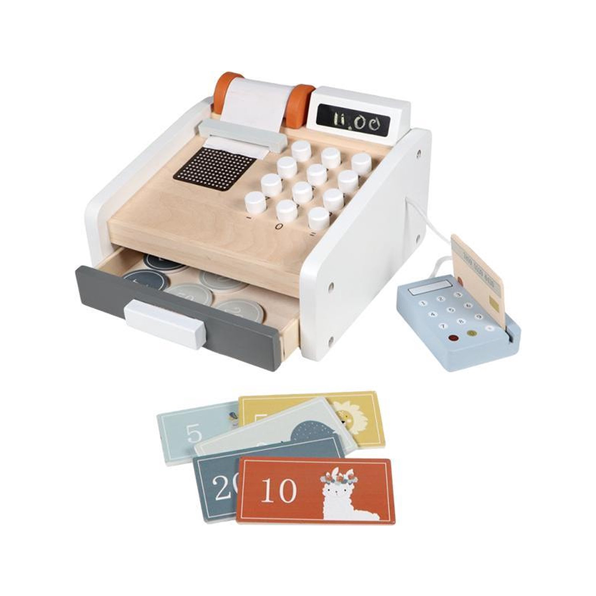 Casa de marcat, set de joaca cu POS + bani - Tryco