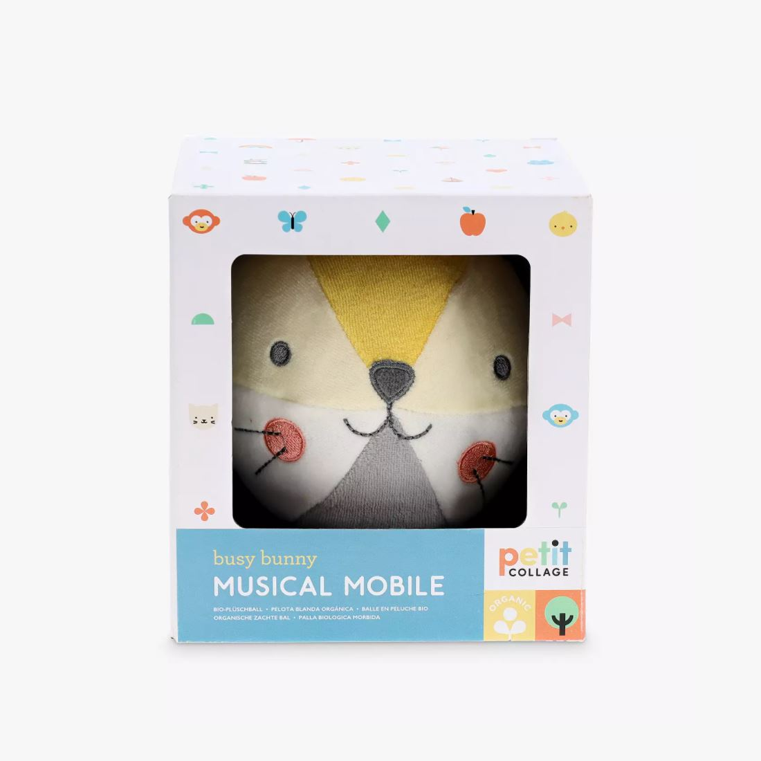 Jucarie muzicala - Busy Bunny - Petit Collage