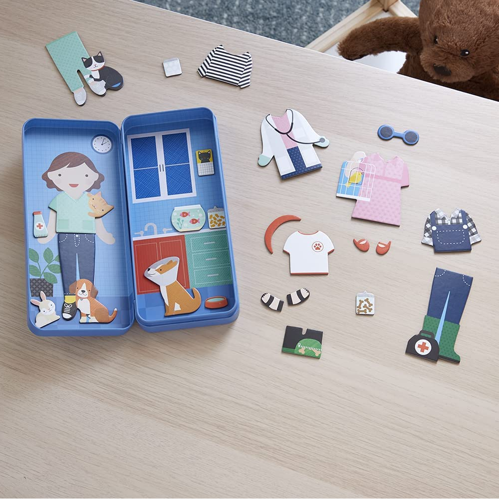 Joc magnetic Shine Bright - At the Vet - Petit Collage