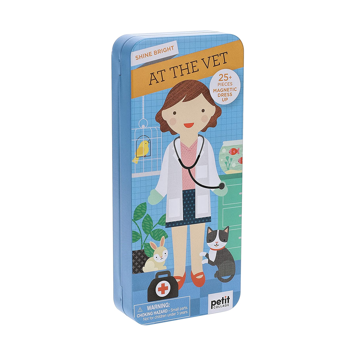 Joc magnetic Shine Bright - At the Vet - Petit Collage
