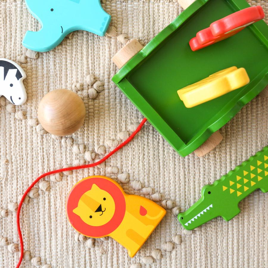 Set de bowling - Safari Animals - Petit Collage