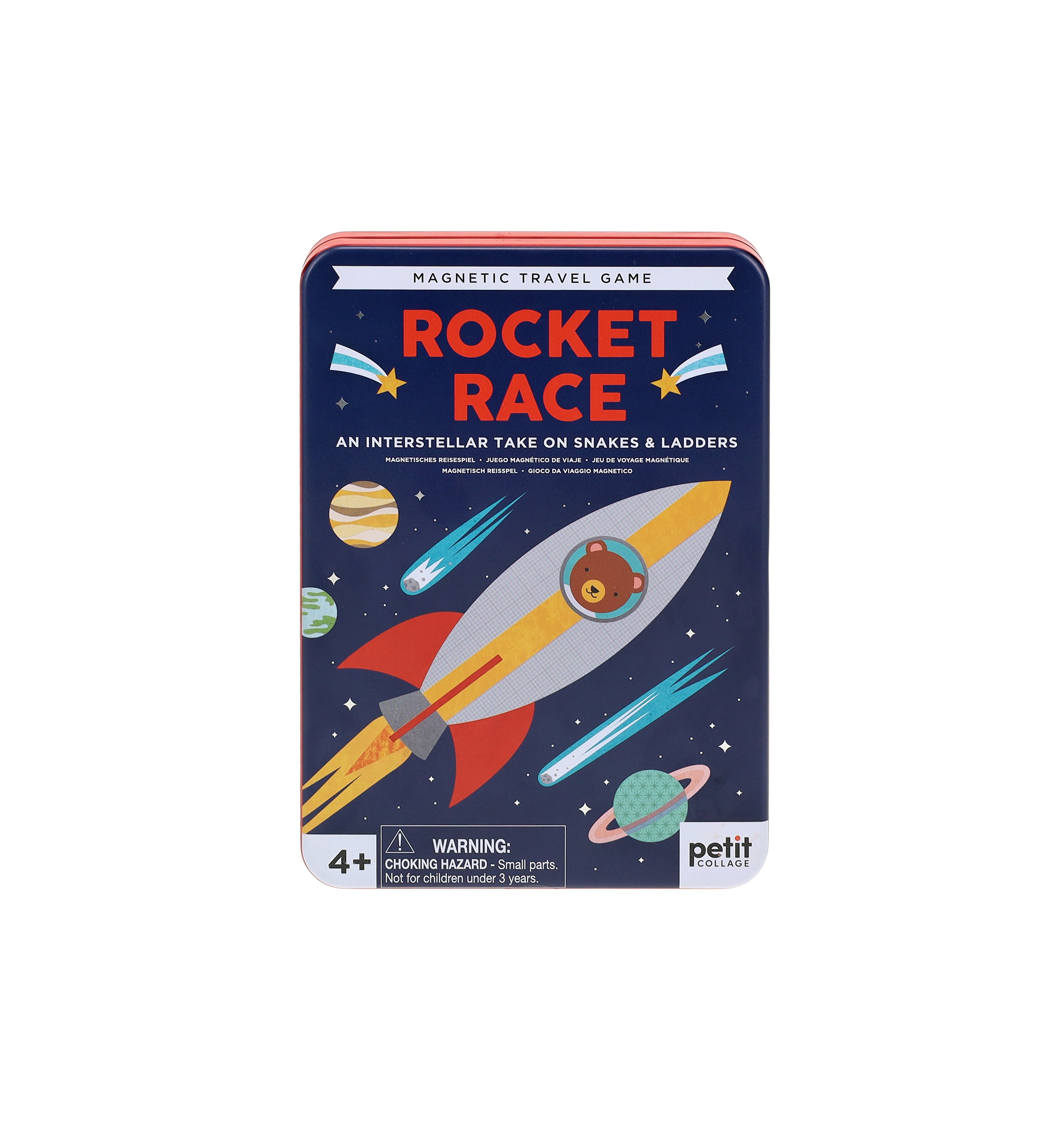 Joc magnetic On-the-Go - Rocket Race - Petit Collage