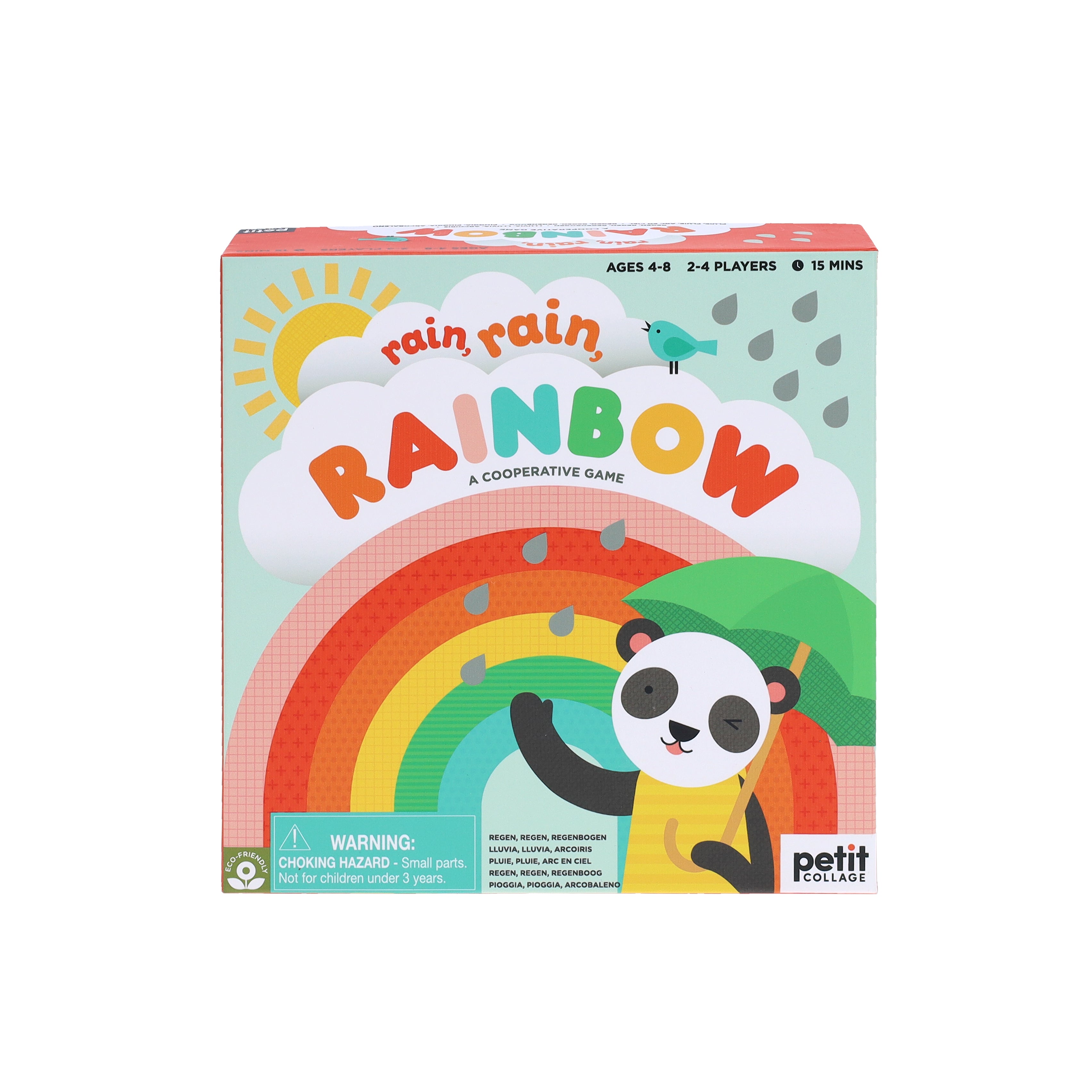Joc de colaborare - Rain Rain Rainbow - Petit Collage