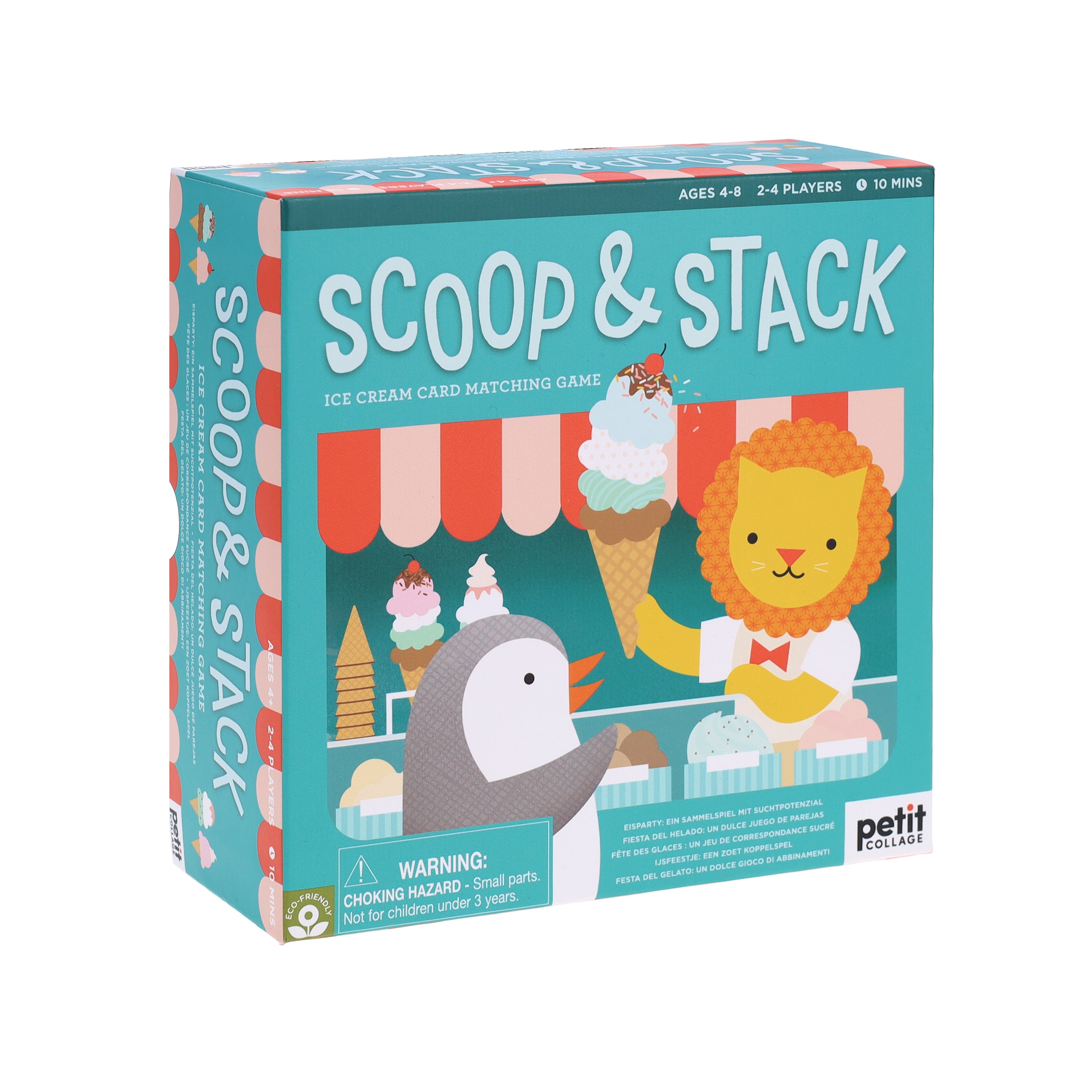Joc logic de potrivire - Scoop & Stack - Petit Collage