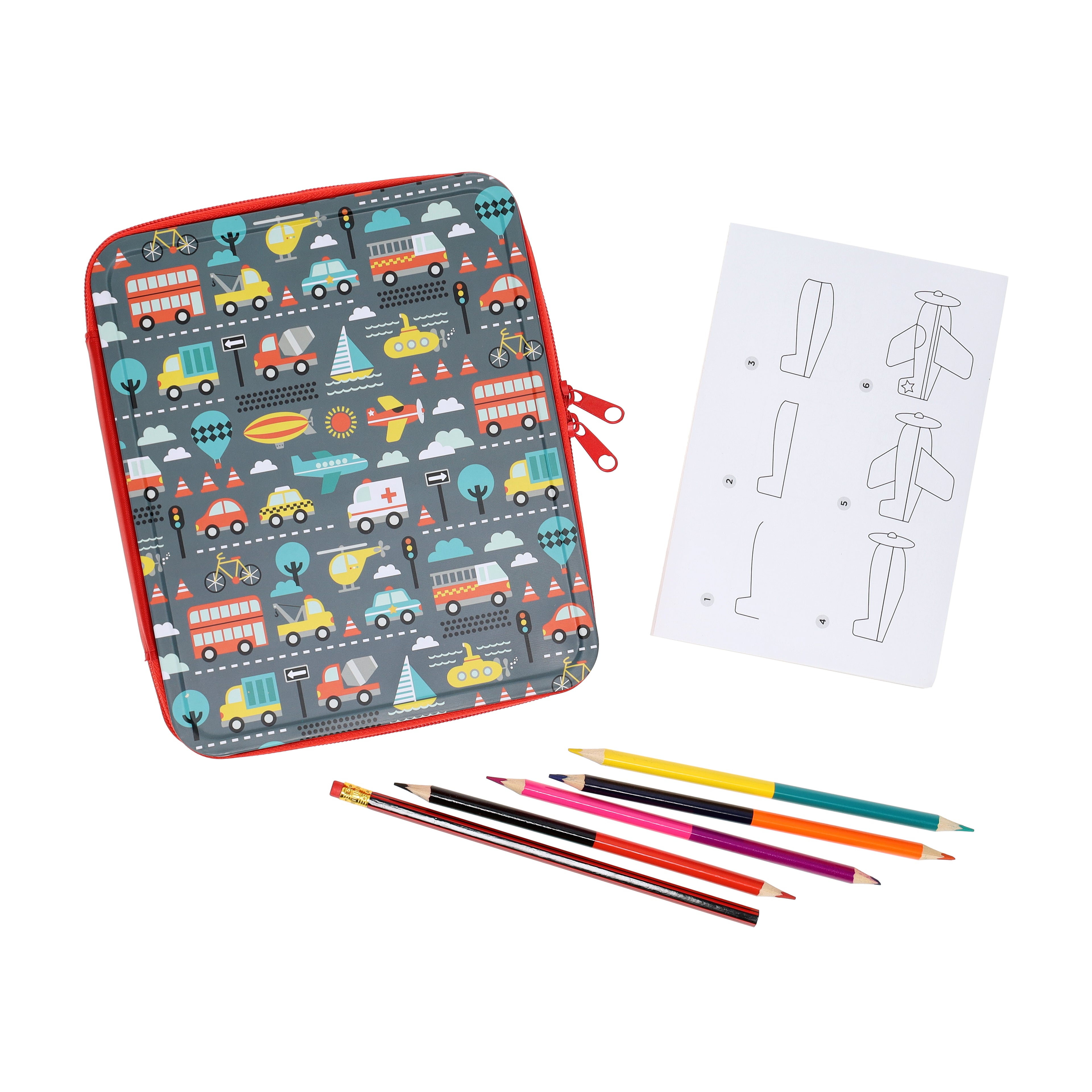 Set creativ How to Draw - Vehicule - Petit Collage