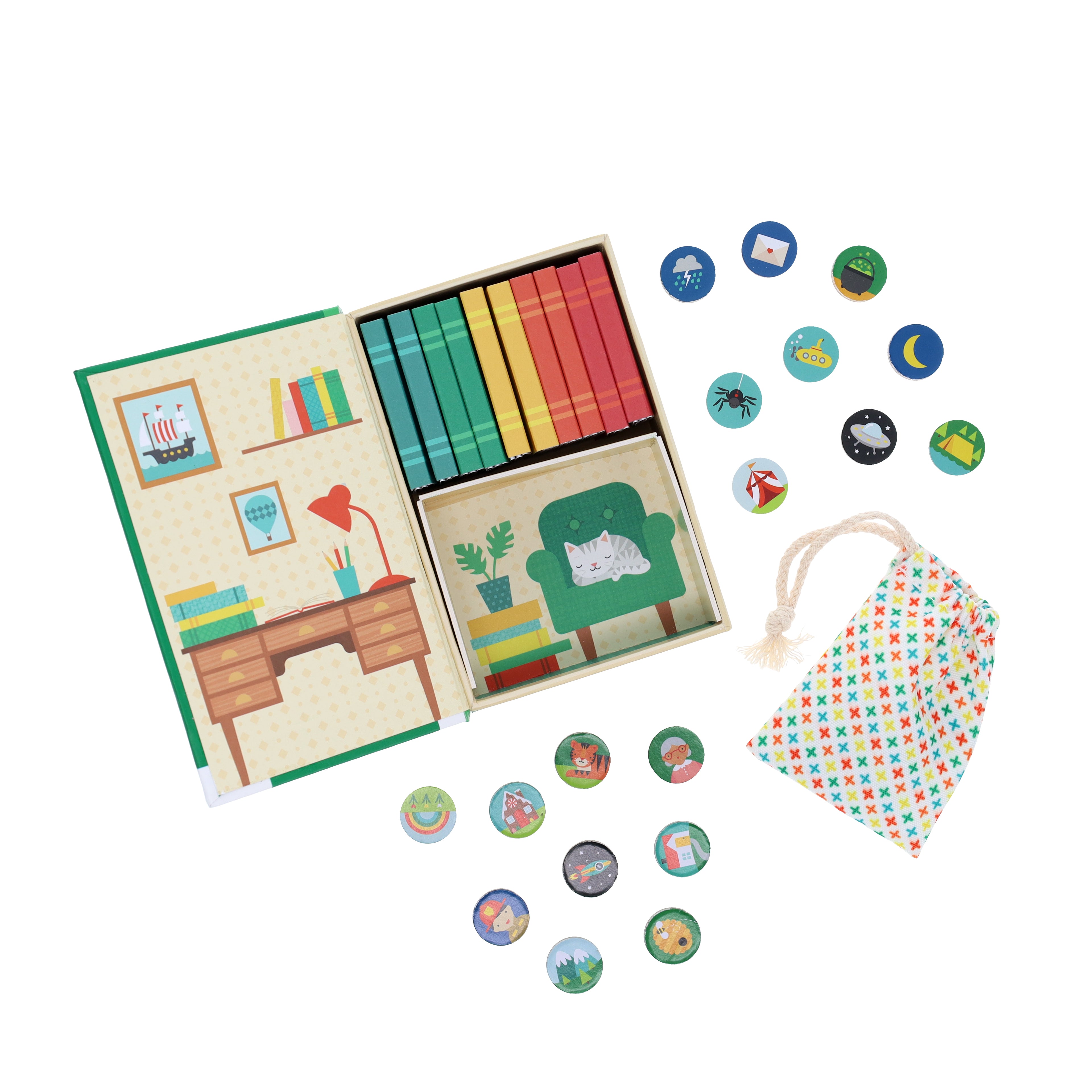 Joc de creativitate - Little Library - Petit Collage