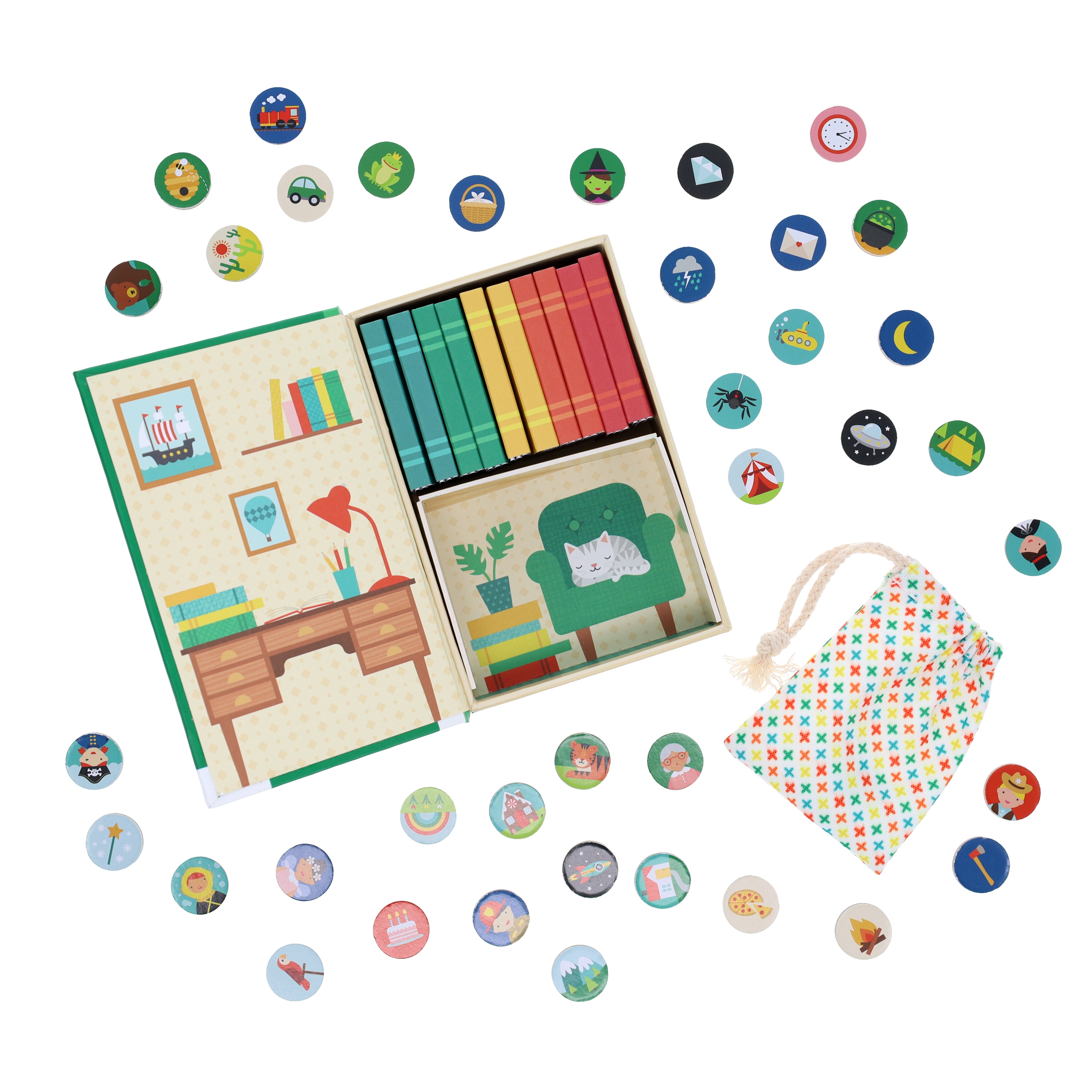 Joc de creativitate - Little Library - Petit Collage