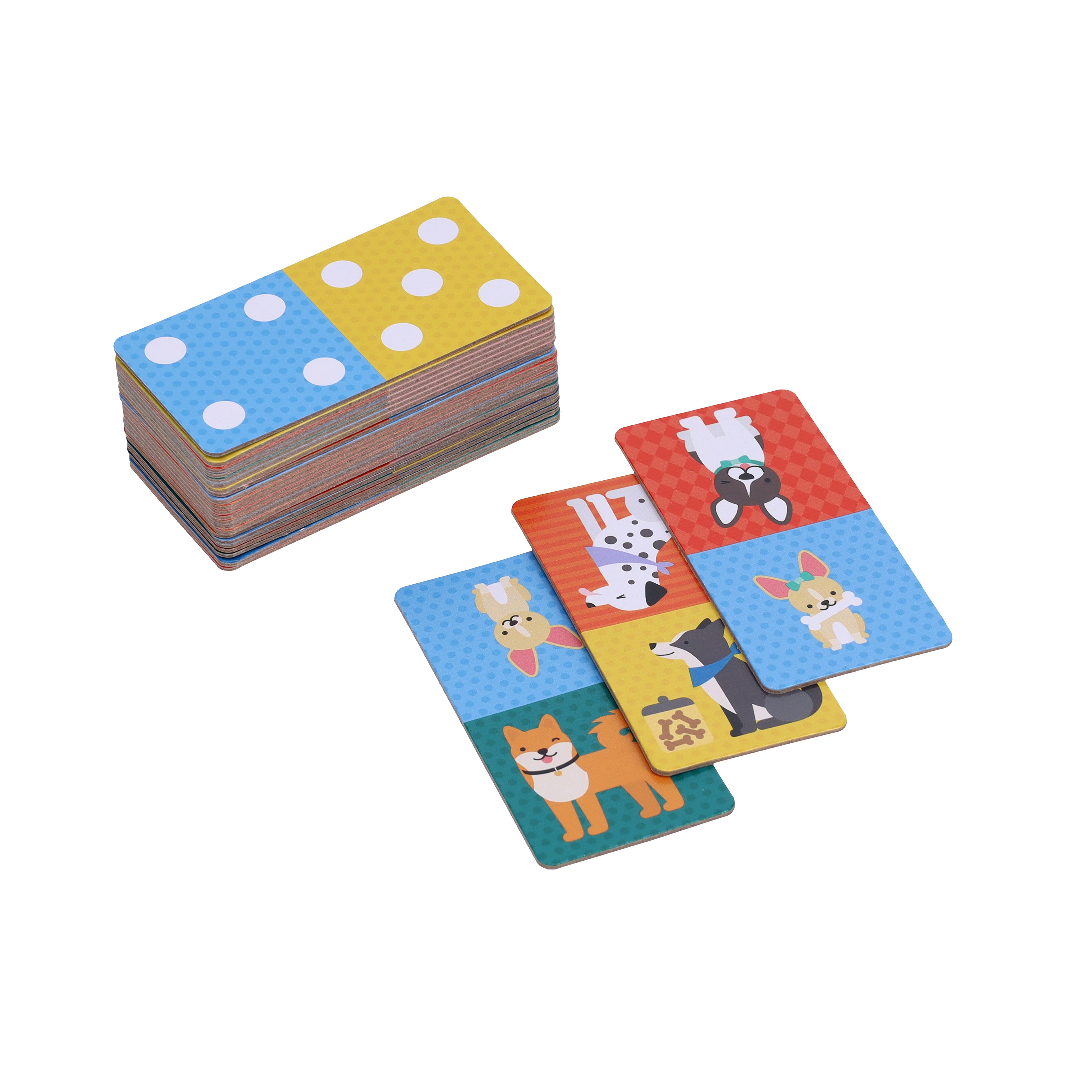 Joc de domino 2 in 1 - Doggies - Petit Collage