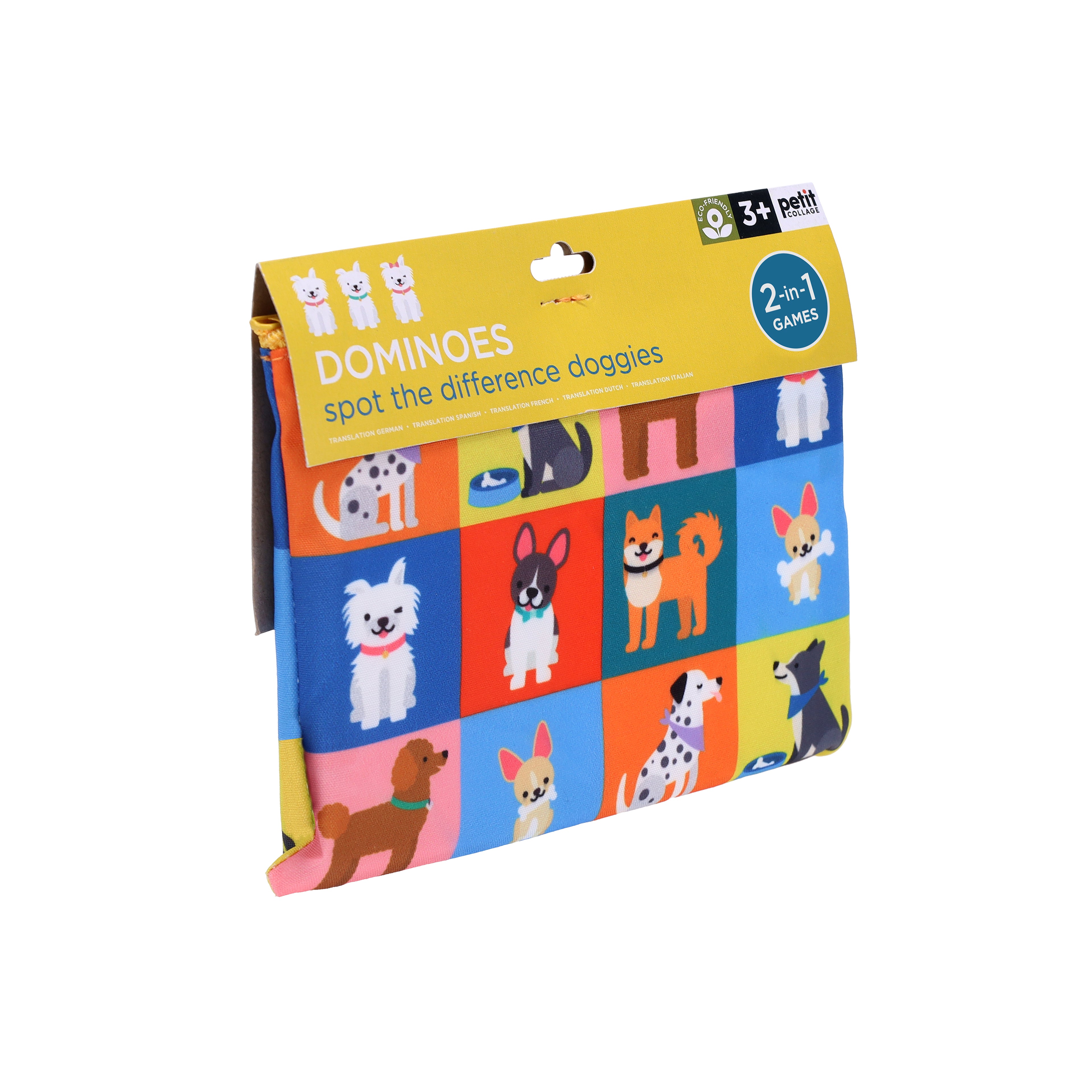 Joc de domino 2 in 1 - Doggies - Petit Collage