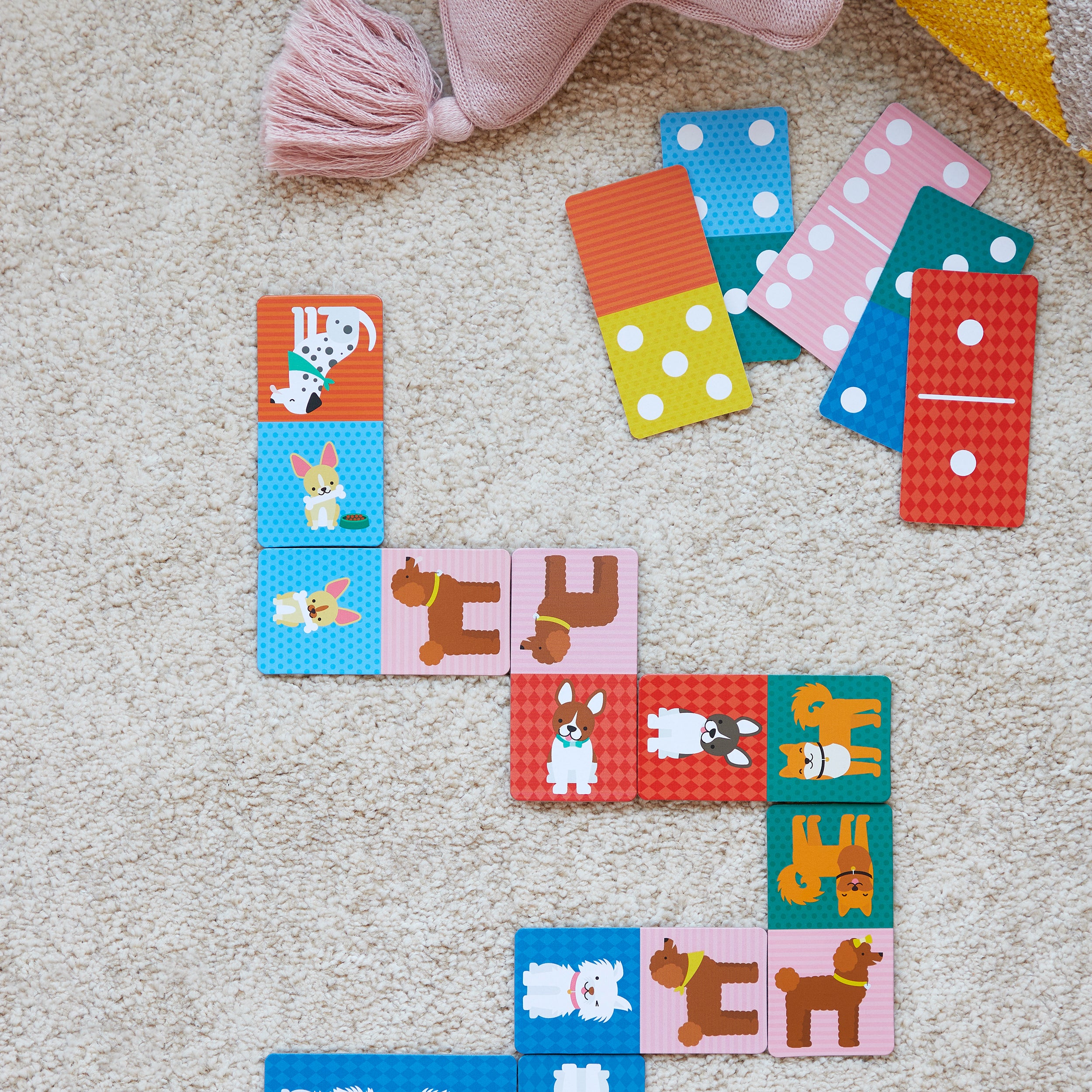 Joc de domino 2 in 1 - Doggies - Petit Collage