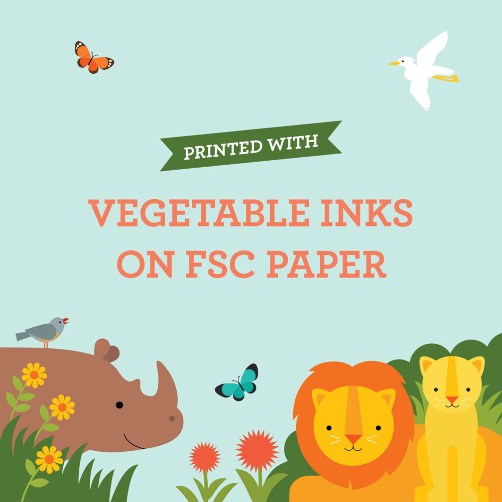 Puzzle de podea, 24 piese - Safari - Petit Collage