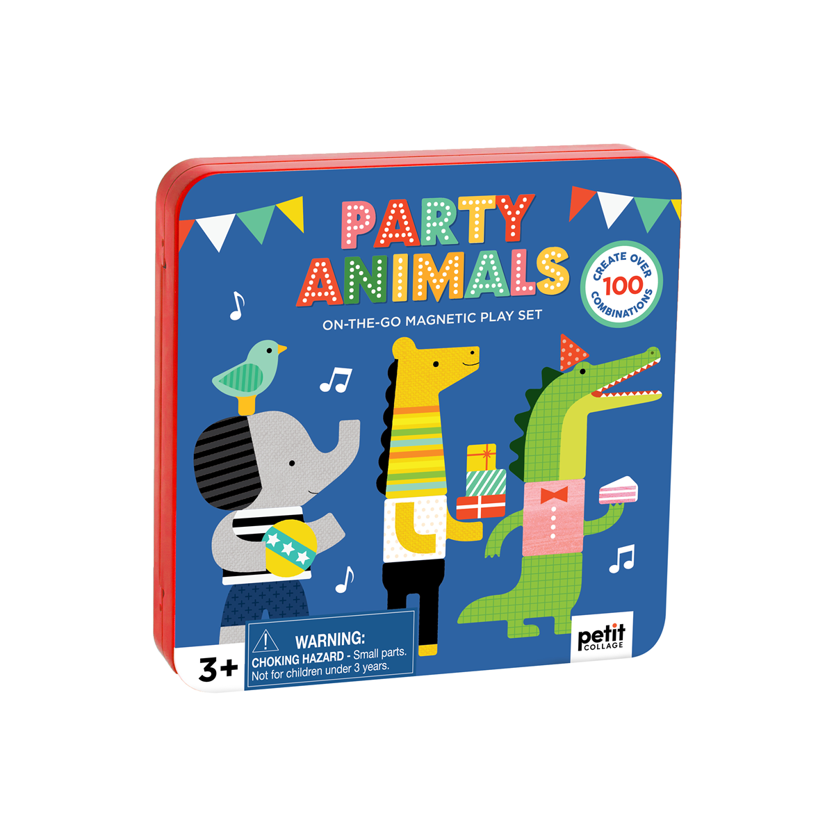 Joc magnetic On-the-Go - Party Animals - Petit Collage