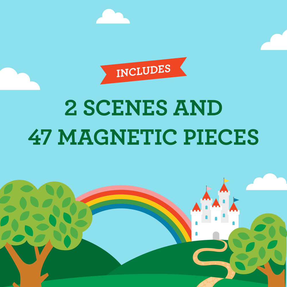 Joc magnetic Play Scene - Story Time - Petit Collage
