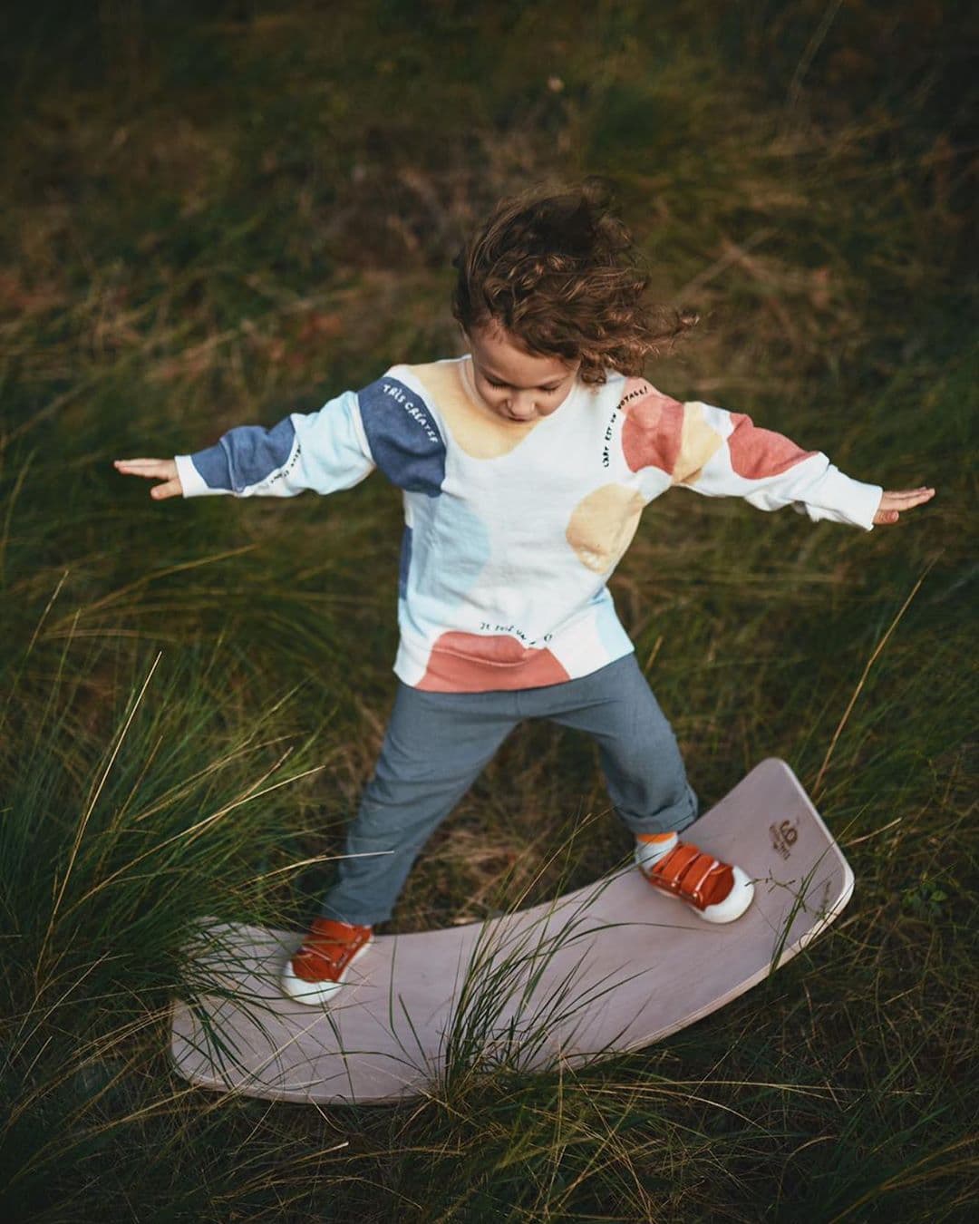 Placa de echilibru - Kinderboard Rose - Kinderfeets