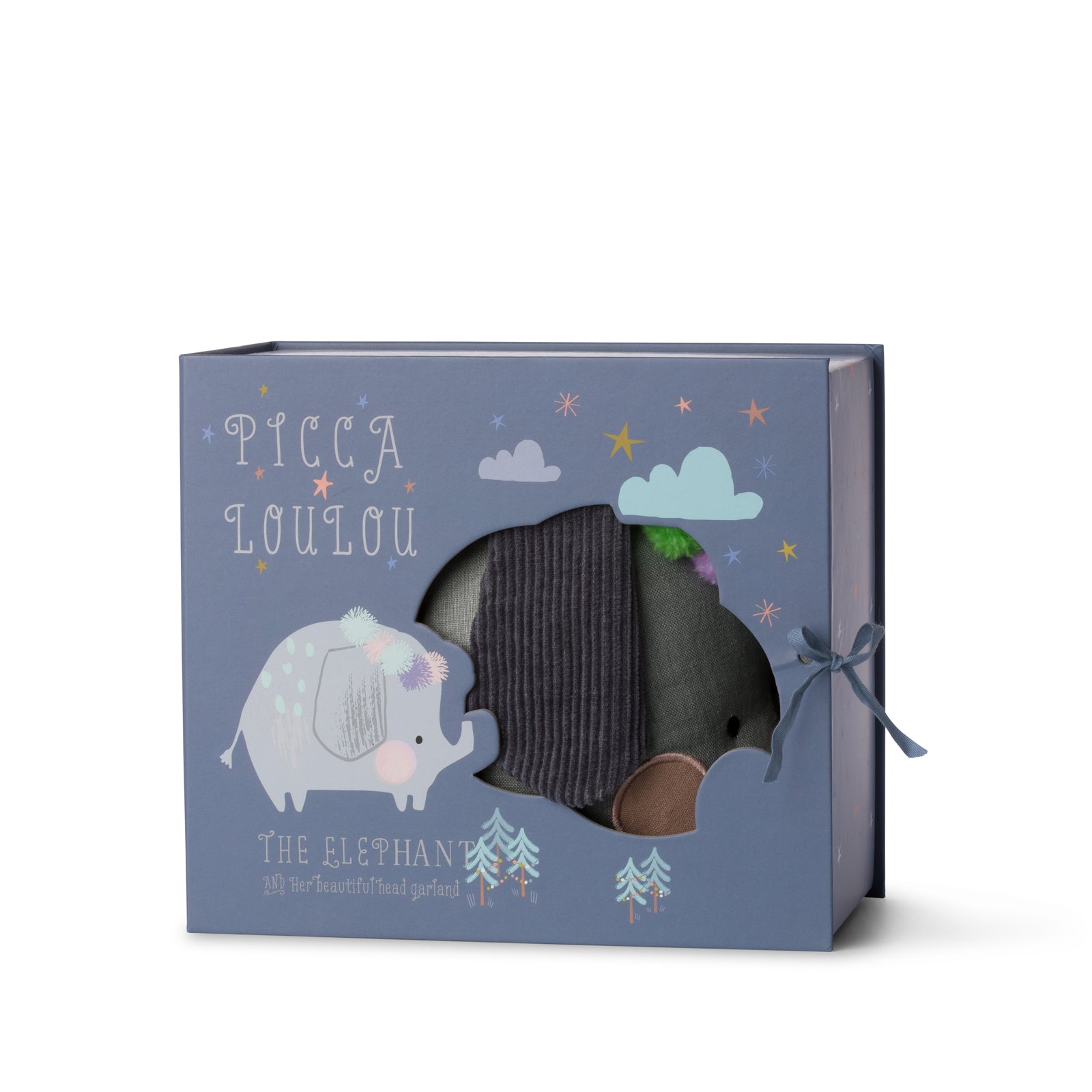Jucarie in cutie cadou - Elephant Eleanor - Picca Loulou