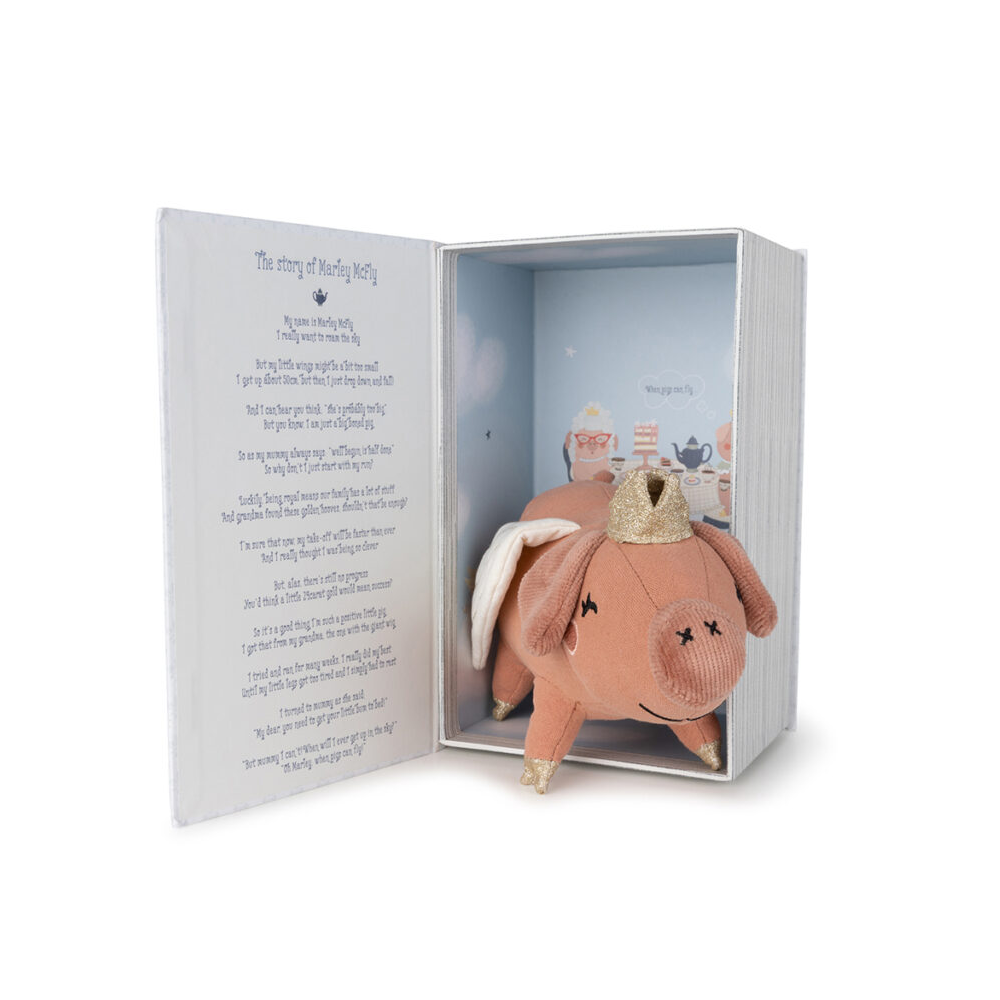 Jucarie in cutie cadou - Pig Marley McFly - Picca Loulou