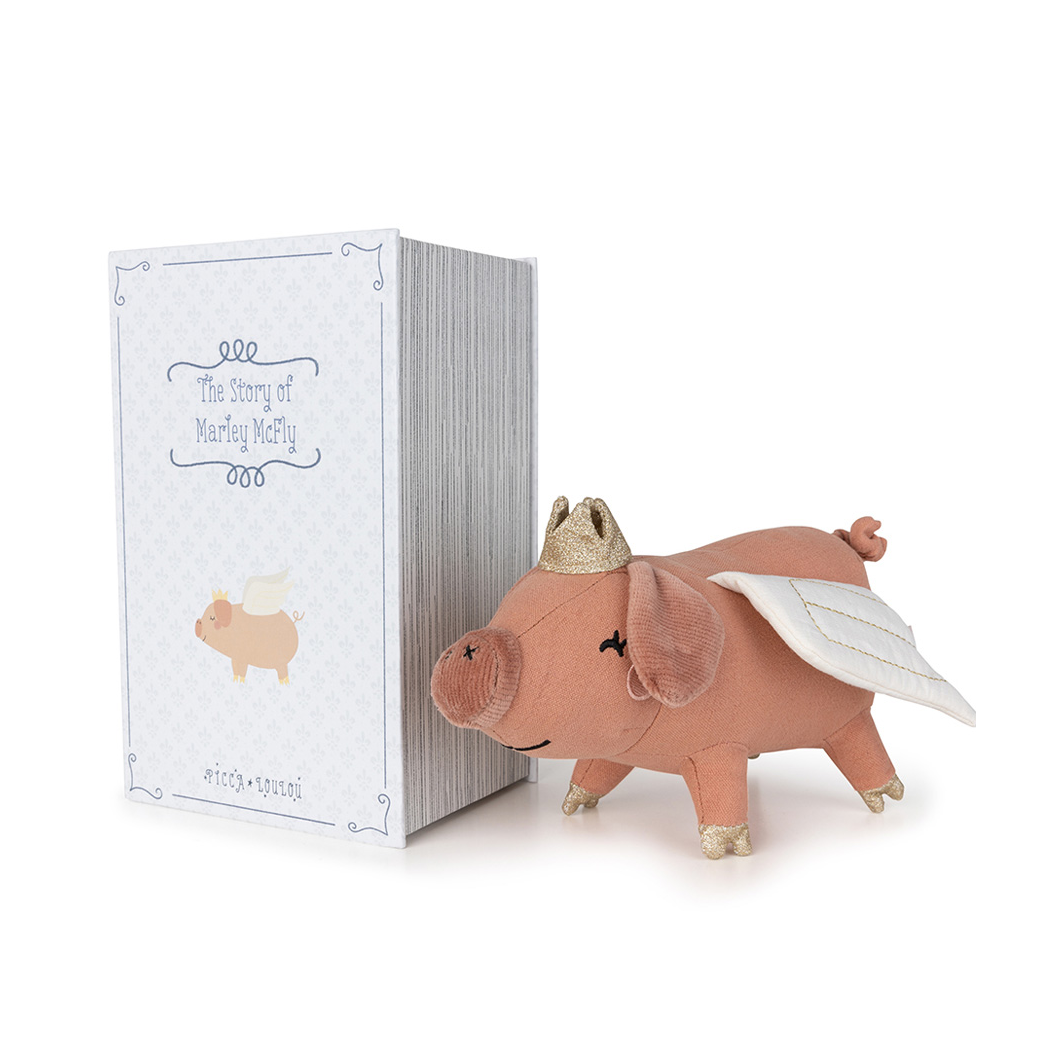 Jucarie in cutie cadou - Pig Marley McFly - Picca Loulou