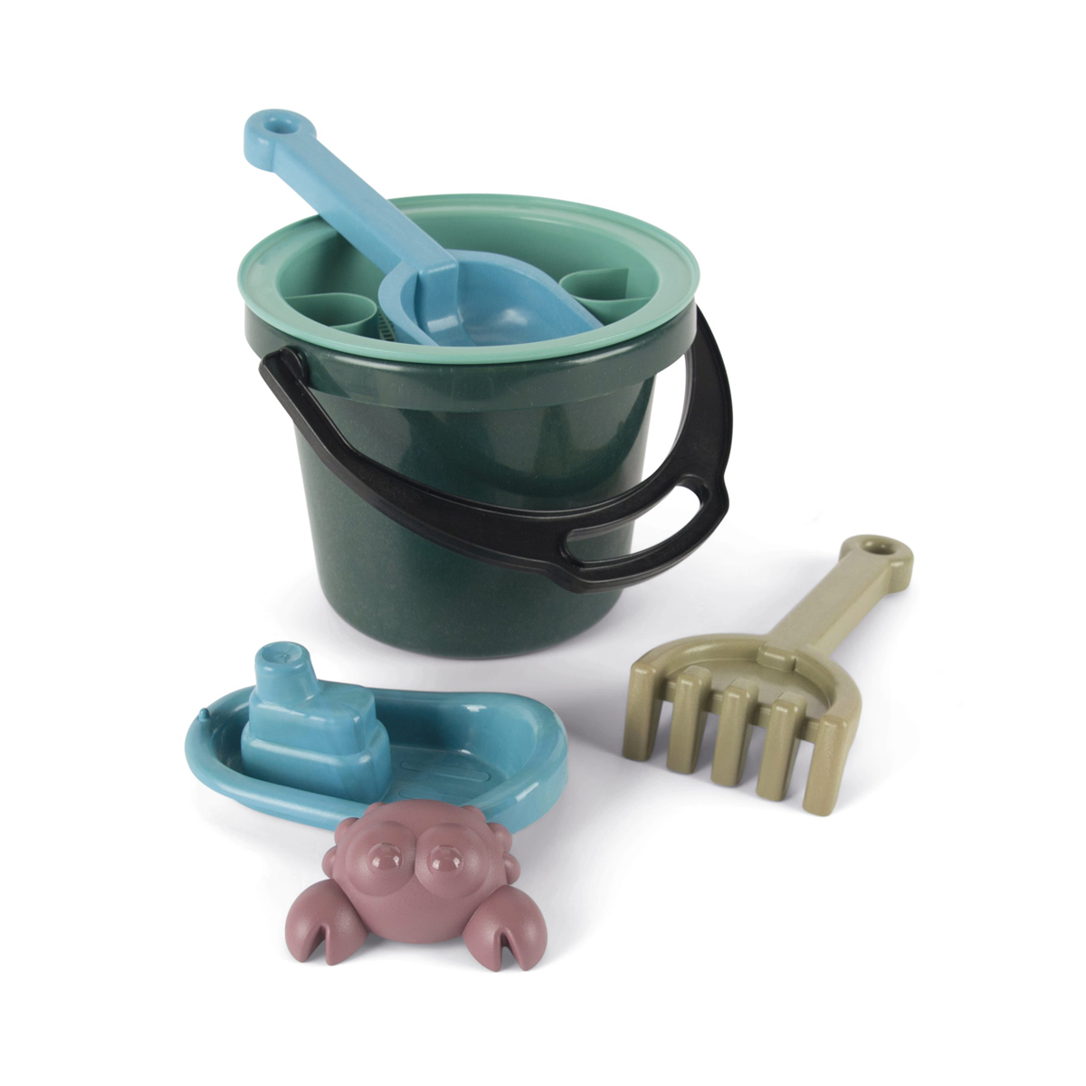 Set cu jucarii de plaja, 6 piese - Blue Marine Toys - Dantoy