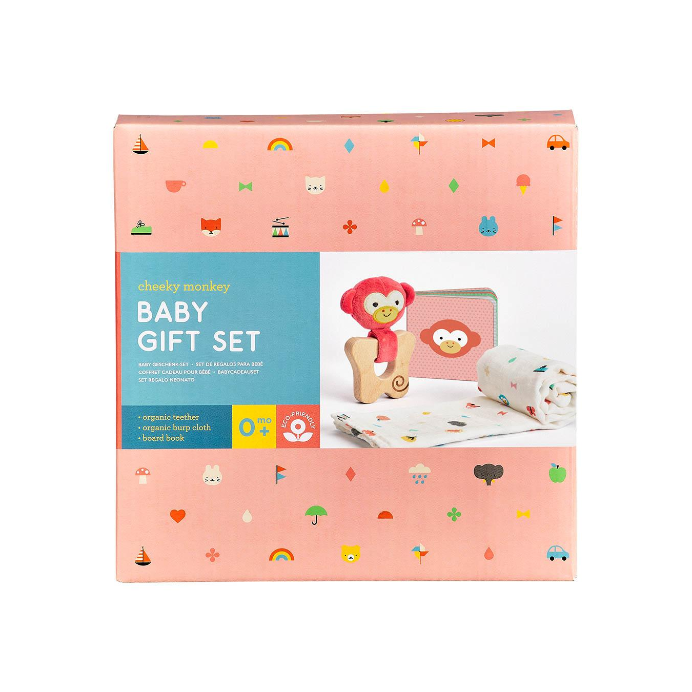 Set cadou pentru bebelusi - Cheeky Monkey - Petit Collage
