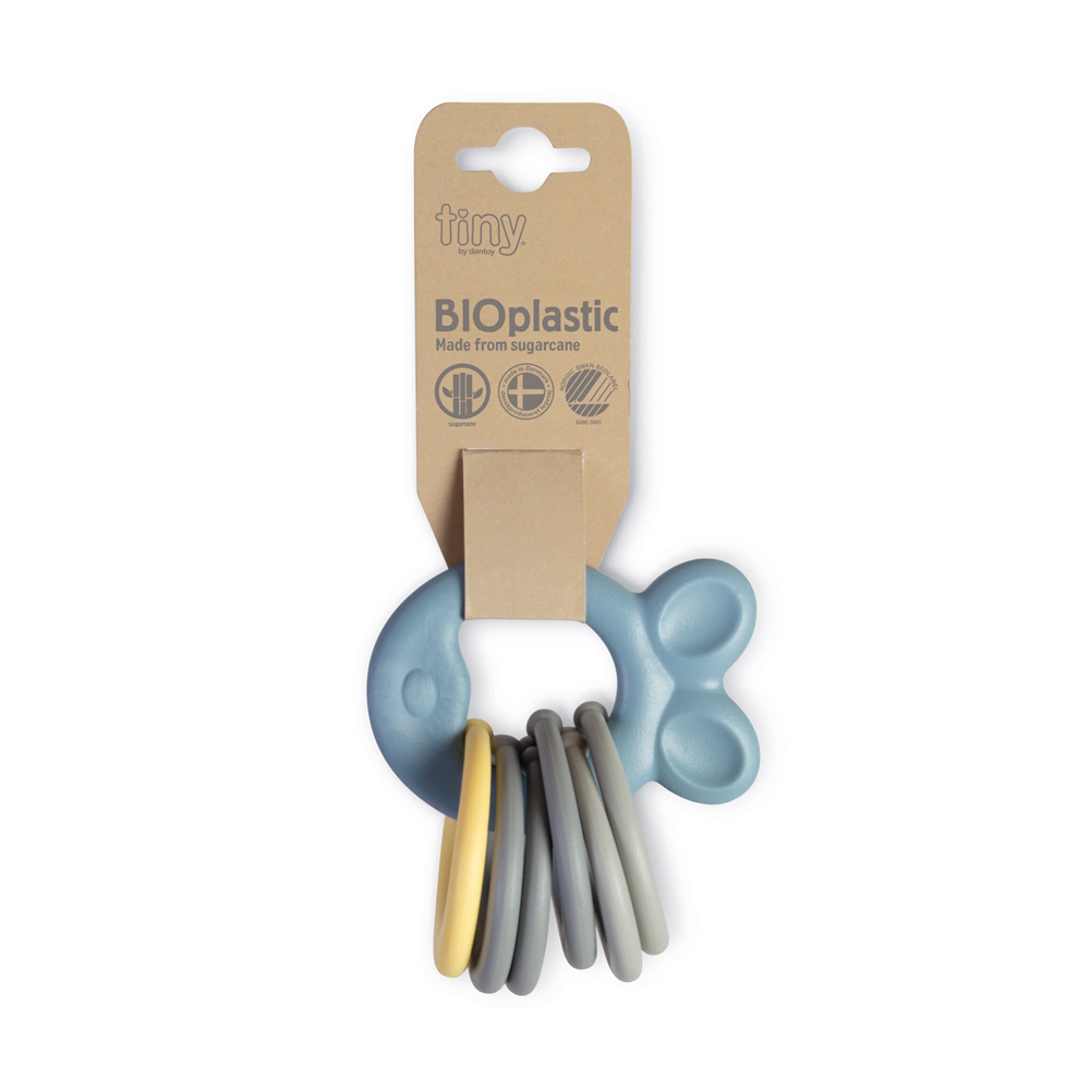 Jucarie pentru carucior, Bleu - BIOplastic - Dantoy