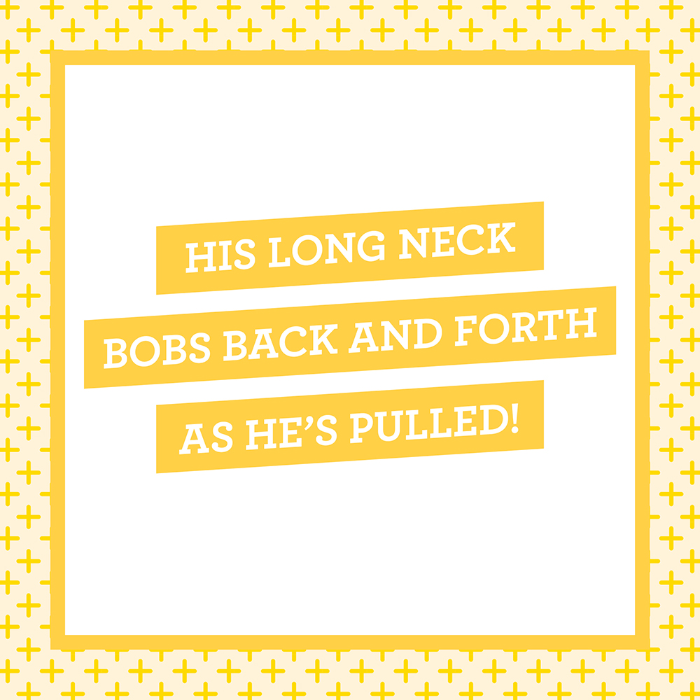 Jucarie de tras - Girafa - Petit Collage