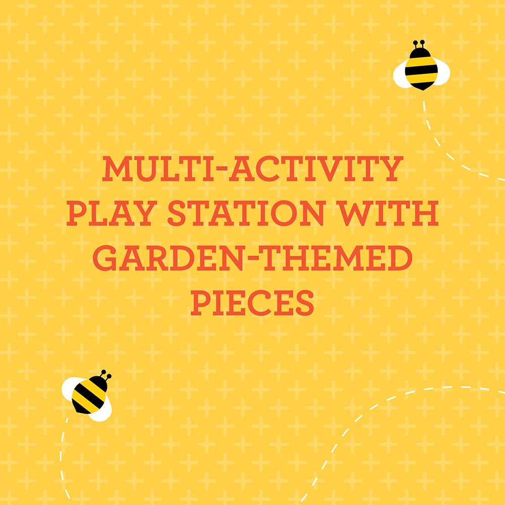 Jucarie cu labirint - Busy Garden - Petit Collage