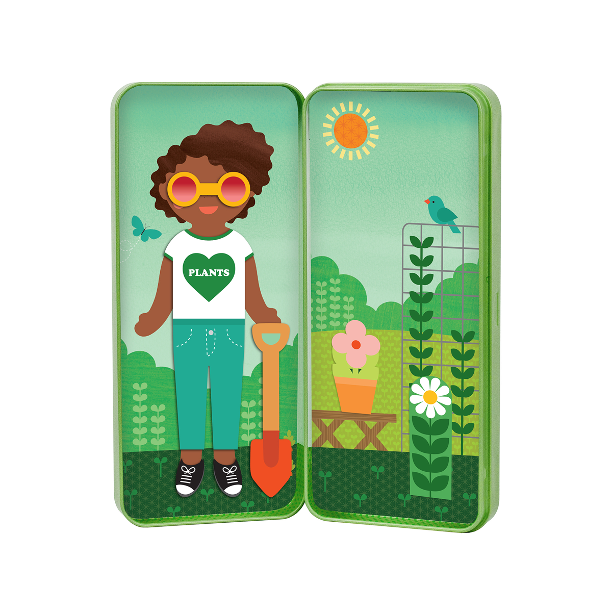 Joc magnetic Shine Bright - In the Garden - Petit Collage