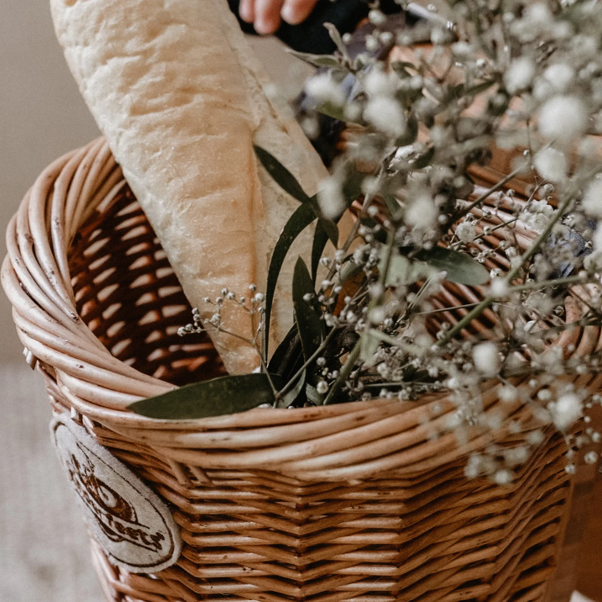 Cos din rachita pentru bicicleta copii - Kinderfeets