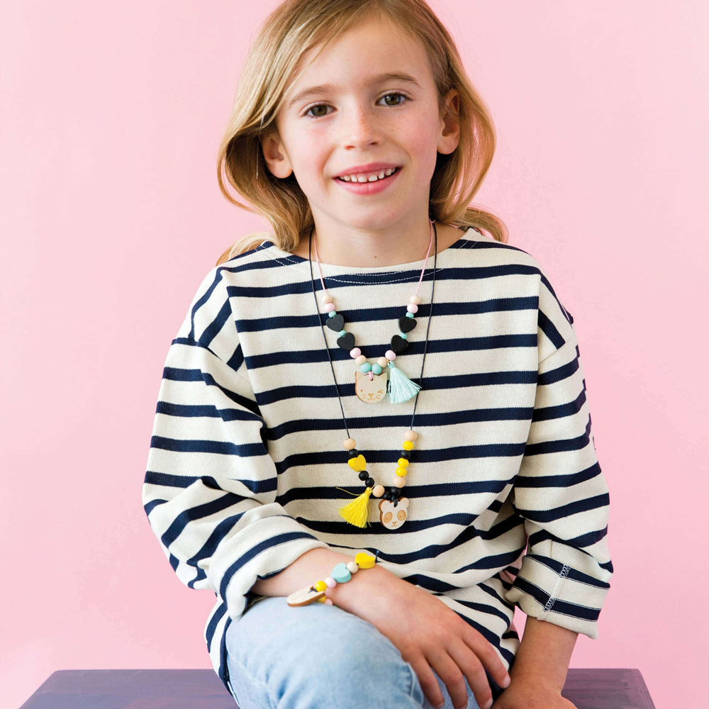 Kit creativ, Make & Wear - Bijuterii - Petit Collage