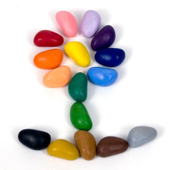 Creioane cerate, 8 buc - Crayon Rocks